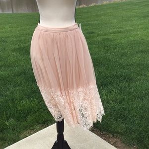 NWT Miami Champaign Color Skirt